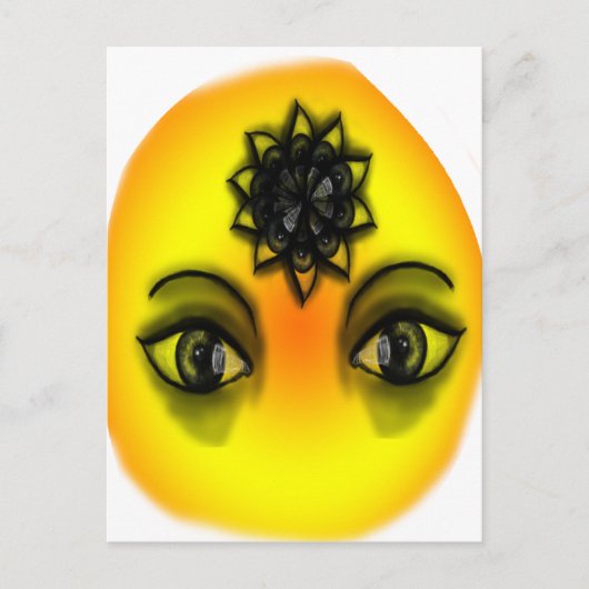 太陽の目 ポストカード (正面)