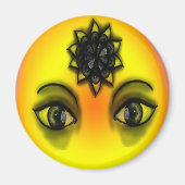 太陽の目 マグネット (正面)