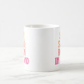 太陽の砂と手に本 コーヒーマグカップ (中央)