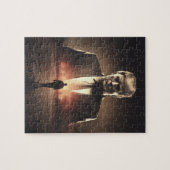 太陽の砂漠のアメリカ駆逐艦焼いた ジグソーパズル (横)