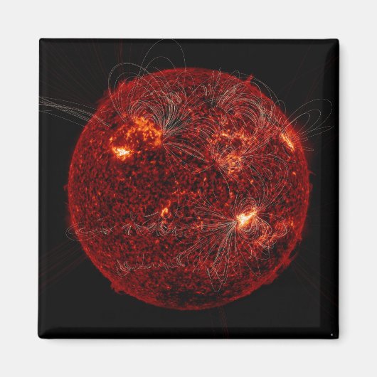 太陽の磁力線3 マグネット (正面)