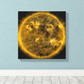 太陽の磁力線 キャンバスプリント (インサイチュ (ウッドフロア))