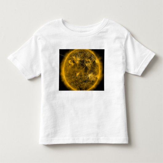 太陽の磁力線 トドラーTシャツ (正面)