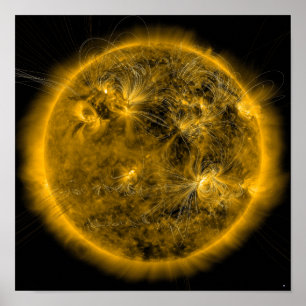 太陽の磁力線 ポスター
