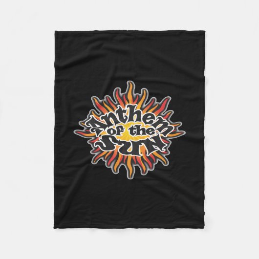 太陽の祝歌毛布の祝歌 フリースブランケット (正面)