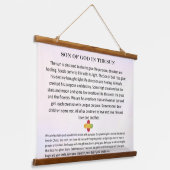 太陽の神の息子の壁アート 吊り下げ型タペストリー (傾斜あり)