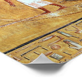 太陽の神ラは彼のバークで太陽のす ポスター (角)