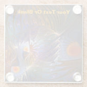 太陽の神殿 ガラスコースター (裏面)