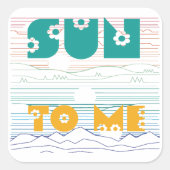 太陽の私 スクエアシール (正面)