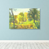 太陽の秋 キャンバスプリント (インサイチュ (ウッドフロア))