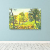 太陽の秋 キャンバスプリント (インサイチュ (ウッドフロア))