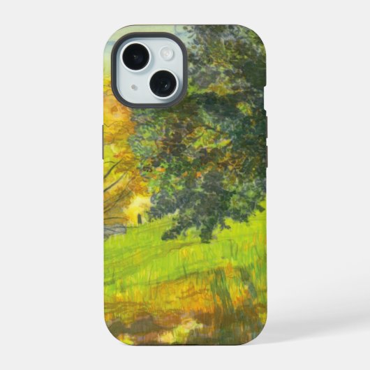 太陽の秋 iPhone 15ケース (裏面)