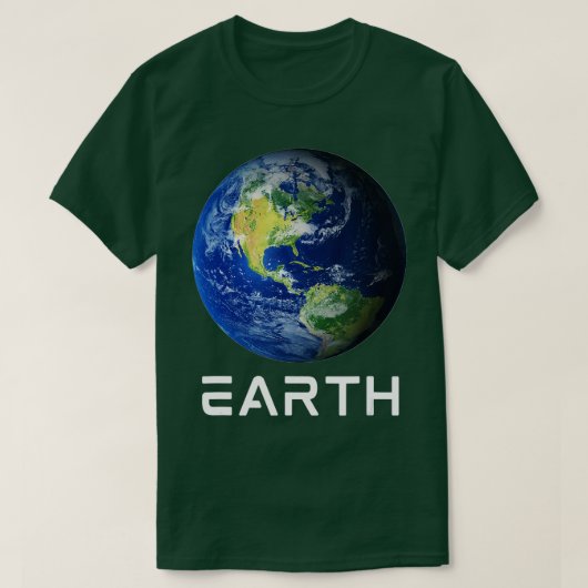 太陽の第3惑星地球外宇宙 Tシャツ (デザイン正面)