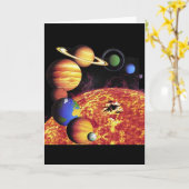 太陽の系惑星カード カード (黄色い花)