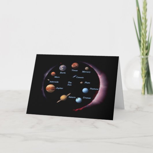 太陽の系惑星カード カード (正面)