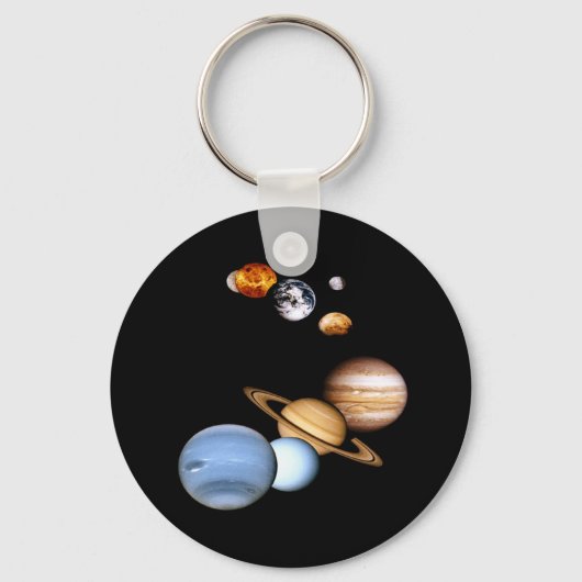 太陽の系惑星キーチェーン キーホルダー (正面)