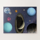 太陽の系惑星ジグソーパズル ジグソーパズル (横)