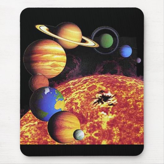 太陽の系惑星マウスパッド マウスパッド (正面)