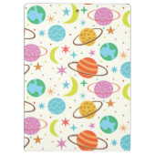 太陽の系惑星宇宙パーソナライズされた クリップボード (裏面)