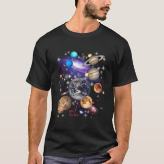 太陽の系惑星宇宙 Tシャツ