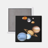 太陽の系惑星磁石 マグネット (正面/裏面)