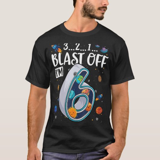 太陽の系惑星6 6誕生日 Tシャツ (正面)