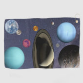 太陽の系惑星 ゴルフタオル (横)