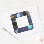 太陽の系惑星 スクエアシール (封筒)