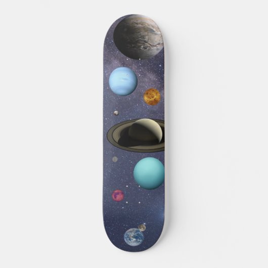 太陽の系惑星 スケートボード (正面)