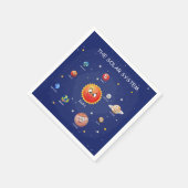 太陽の系惑星 スタンダードカクテルナプキン (角)