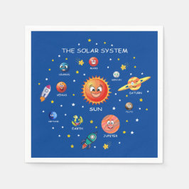 太陽の系惑星 スタンダードカクテルナプキン