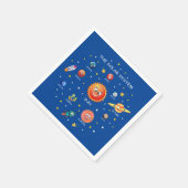 太陽の系惑星 スタンダードカクテルナプキン (角)