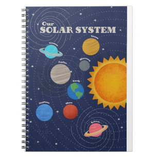 太陽の系惑星 ノートブック
