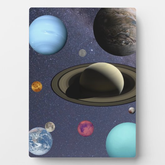 太陽の系惑星 フォトプラーク (正面)