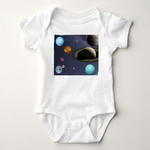 太陽の系惑星 ベビーボディスーツ