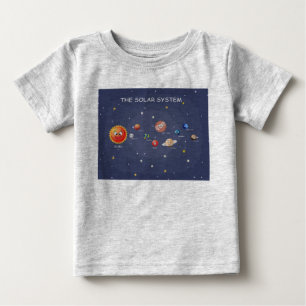 太陽の系惑星 ベビーTシャツ