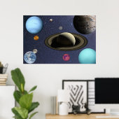 太陽の系惑星 ポスター (ホームオフィス)