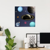 太陽の系惑星 ポスター (ホームオフィス)