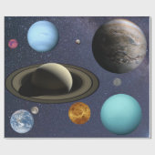 太陽の系惑星 ラッピングペーパー (フラット)
