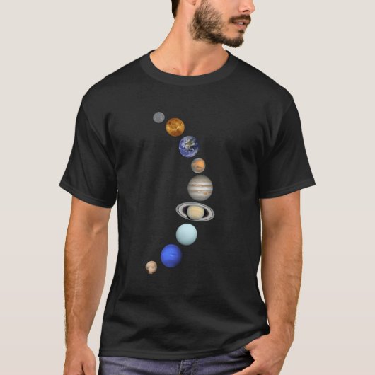 太陽の系惑星 Tシャツ (正面)