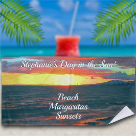 太陽の素晴らしい日1490 ビーチタオル