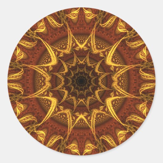 太陽の絨毯 ラウンドシール (正面)