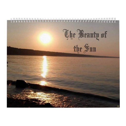 太陽の美しい  カレンダー (カバー)