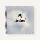 太陽の背景の錯覚 ノートブック (正面)