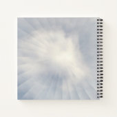 太陽の背景の錯覚 ノートブック (裏面)