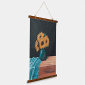 太陽の花 吊り下げ型タペストリー (傾斜あり)