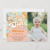 太陽の虹の第1の誕生日に 招待状 (正面)