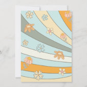 太陽の虹の第1の誕生日に 招待状 (裏面)