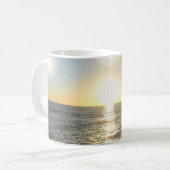太陽の設定 コーヒーマグカップ (正面左)