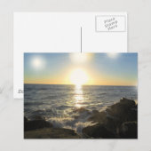 太陽の設定 ポストカード (正面/裏面)